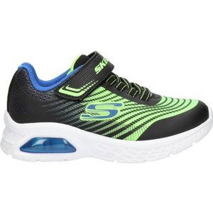 Skechers Microspec Max II sneakers zwart/neongroen