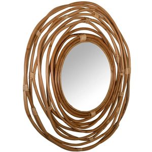 Dutchbone Kubu Spiegel - Bruin