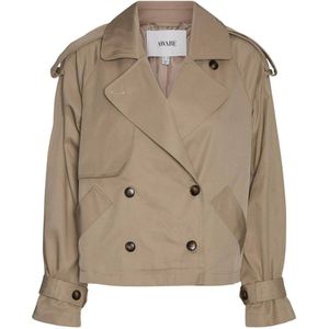 AWARE by VERO MODA trenchcoat jas VMJEWEL beige