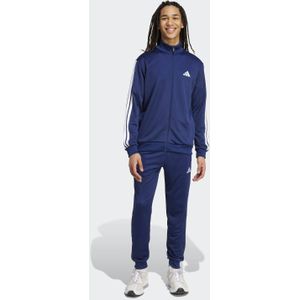 adidas - Sportswear Basic 3 Stripes - Trainingspak - Zwart - French Terry