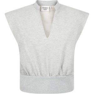 Another-Label top lichtgrijs