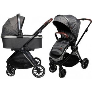 Ding Fenix Kinderwagen Grey/Silver