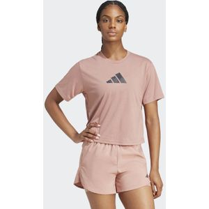 adidas Performance sportshirt roze
