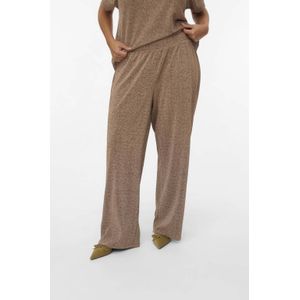 Vero Moda - Vmchoxanne M/W Pant JRS BTQ CUR - Beige - Wijde Broeken