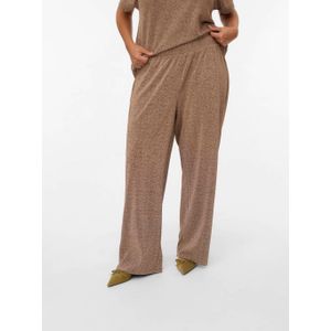 Vero Moda - Vmchoxanne M/W Pant JRS BTQ CUR - Beige - Wijde Broeken