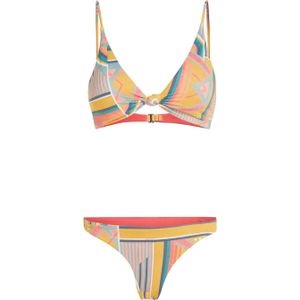 O'Neill voorgevormde bikini Pismo Flamenco geel/blauw/roze