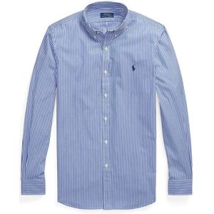 POLO Ralph Lauren gestreept slim fit overhemd blue/white bengal