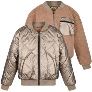 NoBell’ teddy reversible bomberjack bruin