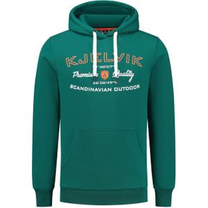 Kjelvik fleece hoodie Goya groen