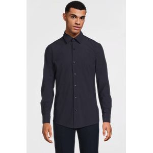 BOSS - Zakelijk Overhemd - Donkerblauw - Slim Fit - Lange Mouwen