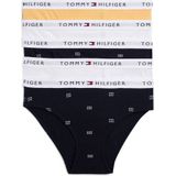 Tommy Hilfiger slip - set van 5 zwart/wit/geel