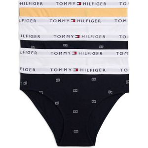 Tommy Hilfiger slip - set van 5 zwart/wit/geel