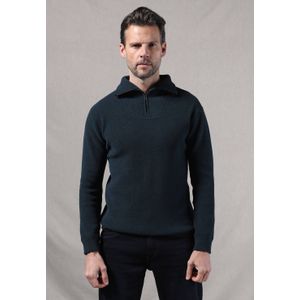 Gabbiano Trui Stijlvolle Halzip Chenille Trui 615767 Navy Mannen Maat - S