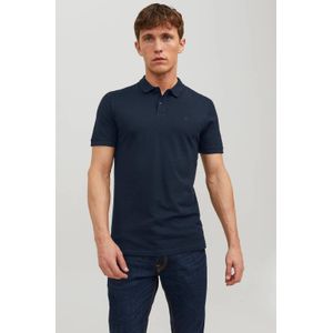 JACK & JONES ESSENTIALS Slim Fit Polo JJEBASIC Navy Blazer