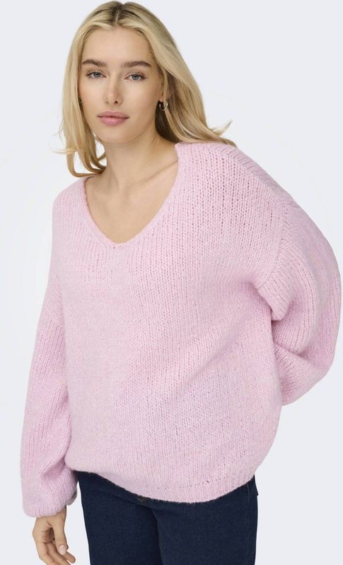 JDY trui lila gebreid