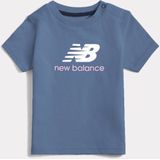New Balance T-shirt blauw