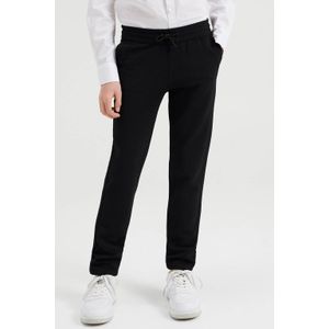 WE Fashion slim fit broek zwart