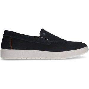 No Stress suède loafers donkerblauw