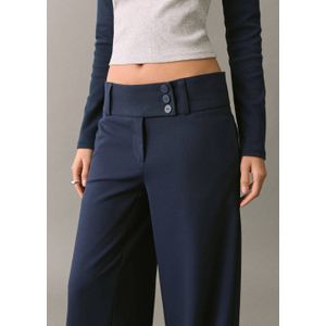 MANGO TEEN pantalon marineblauw