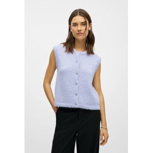OBJECT Gebreide bodywarmer  pastellila