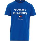 Tommy Hilfiger T-shirt met tekst helderblauw