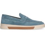 Sacha suède loafers blauw