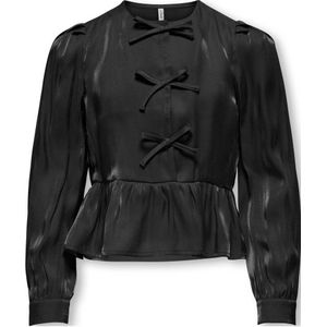 Only Kogvictoria ls bow shirt wvn -