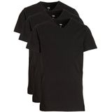 WE Fashion T-shirt - set van 3 zwart