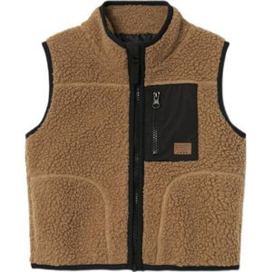 NAME IT MINI bodywarmer NMMMAGOT bruin/zwart