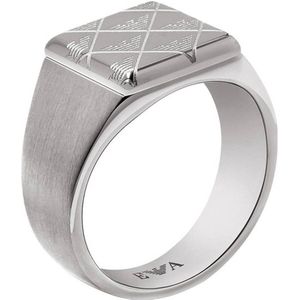 Emporio Armani ring EGS31360409 Eagle Logo zilverkleurig