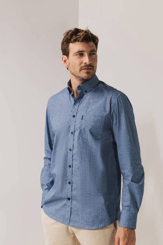 State of Art - Overhemd - Blauw - 21425910 - Mannen