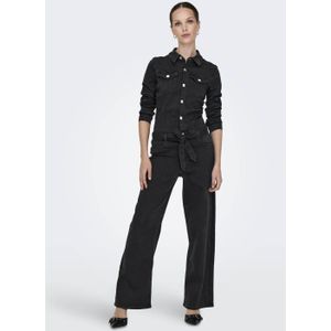 ONLY denim regular jumpsuit black denim