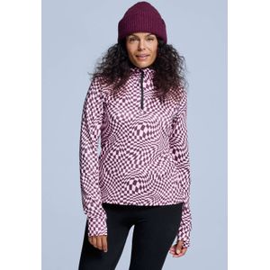 Poederbaas ski pully CL roze/paars