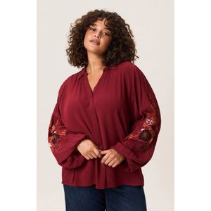 Miss Etam Plus gebreid vest met wol