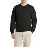 REPLAY - Sweat-shirt - Zwart - Regular Fit