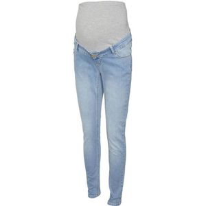 MAMALICIOUS zwangerschaps skinny jeans MLOLIVIA light blue denim