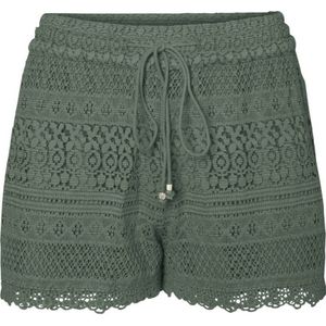 VERO MODA high waist regular fit short groen