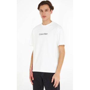 Calvin Klein regular fit T-shirt van biologisch katoen bright white