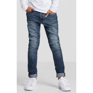 JACK & JONES JUNIOR skinny fit jeans JJILIAM JJORIGINAL dark denim