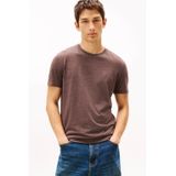 Tommy Jeans slim T-shirt donkerbruin