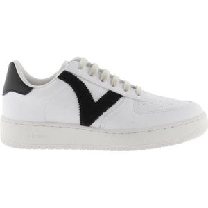 Victoria Madrid Efecto Pile Sneakers Wit/Zwart