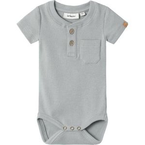 LIL' ATELIER BABY romper NBMHALLI grijs