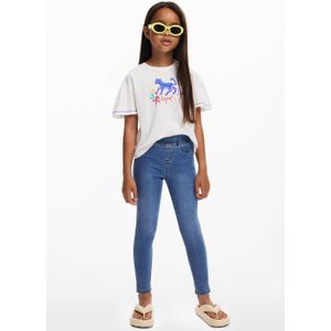 Desigual skinny jeggings dark blue denim