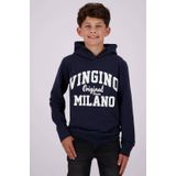 Vingino hoodie met logo donkerblauw