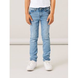 NAME IT KIDS straight fit jeans NKMRYAN light blue denim