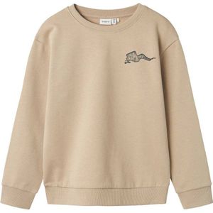 NAME IT KIDS sweater lichtbruin