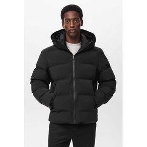 Mango Man gewatteerde jas zwart