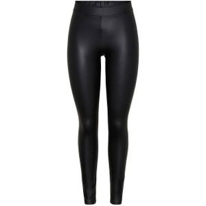 PIECES gecoate legging PCNEW zwart