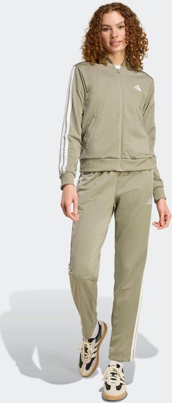 adidas - 3-Stripes Essential - Trainingspak - Groen