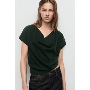 MANGO - WATECAMI - Trui - Donkergroen